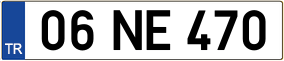 Truck License Plate